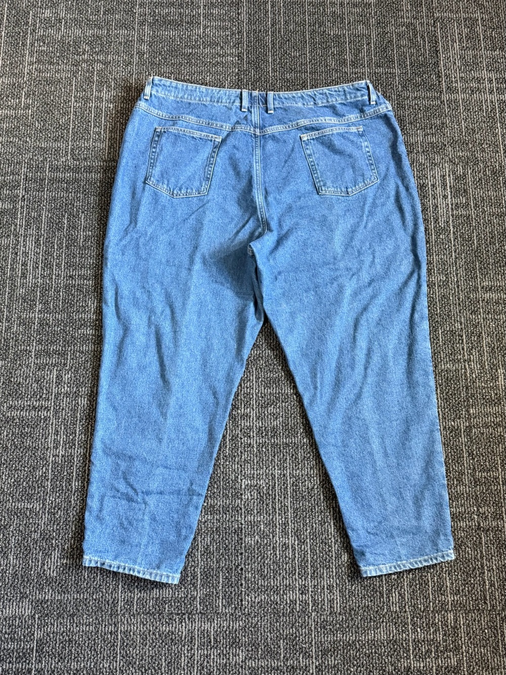 LL Bean Workwear Jeans Women 26W Regular Blue Denim Flannel Lined Outdoors - Picture 4 of 4